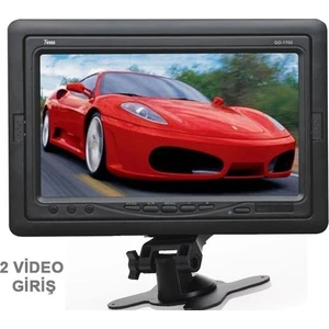 Monitör 7 Hd Çift Girişli GO-1710