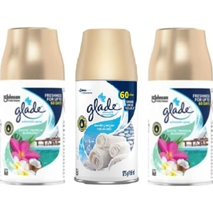 Oda Kokusu Tropikal Floral + Temiz Çarşaf + Tropikal Floral Yedek Sprey  269 ml x 3