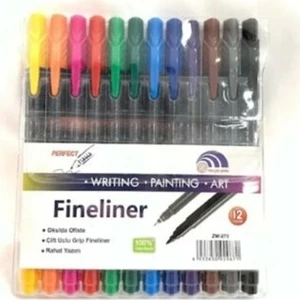 Fineliner Keçeli Kalem 12'li