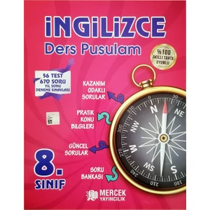 Mercek Yayınları İngilizce Ders Pusulam 8. Sınıf