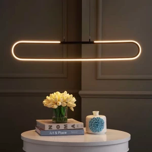 Modern LED Dekoratif Sarkıt Avize 3000K Siyah