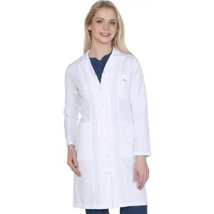 Kadın Uzun Boy Ceket Yaka Doktor Önlüğü