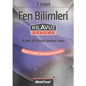 Tudem Yayınları 7. Sınıf Bloktest Fen Bilimleri Kılavuz Deneme
