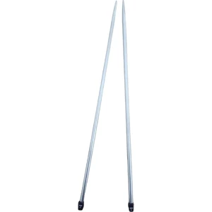 Örgü örme şişi Düz uçlu örgü şişi 07mm boy 35cm titanyum hafif örgü şiş ST02007