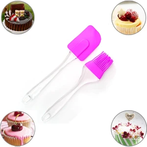 Silikon Yumurta Fırçası ve Spatula 2'li Set