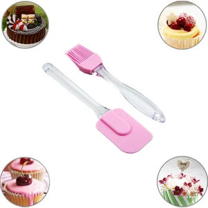 Silikon Yumurta Fırçası ve Spatula 2'li Set