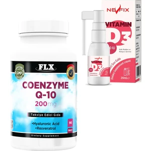 Vitamin D3 400'lü 20 ml & Coenzyme Q-10 200 Mg 90 Tablet