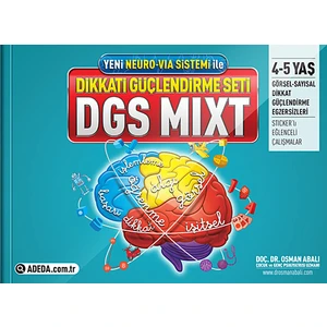 Adeda Yayıncılık Dgs Mıxt Dikkati Güçlendirme Seti  4-5 Yaş - Osman Abalı