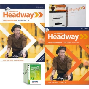 Oxford University Press Headway 5th Edition Pre-Intermediate Kodlu Set & Pre-Intermediate Kelime Kartı A2