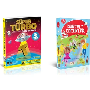 Model Eğitim Yayıncılık Süper Turbo 3. Sınıf Tüm Dersler ve Dünyalı Çocuklar Hikaye Seti