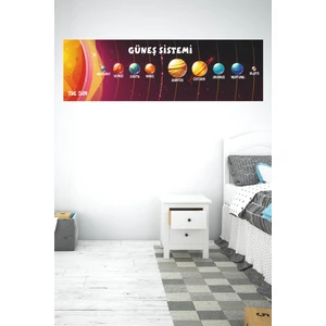 Güneş Sitemi, Uzay Çocuk Bebek Odası Duvar Sticker