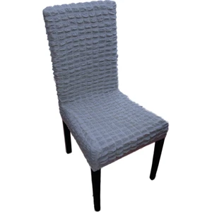 Zambak Home Bürümcük Sandalye Kılıfı Gri
