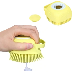 Yumuşak Silikon Malzemeli Esnek Jel Hazneli Masaj Fonksiyonlu Etkili Banyo Duş Kese Lifi