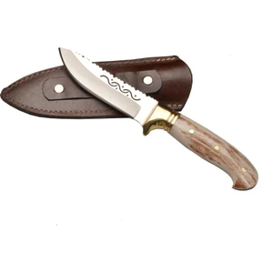 Bıçak Market A.k. Işlemeli Bushcraft Kamp Bıçağı (Geyik Boynuz)
