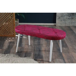 My Massa Bench - Ahşap Beyaz Ayaklı