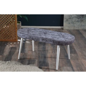 My Massa Bench - Ahşap Beyaz Ayaklı