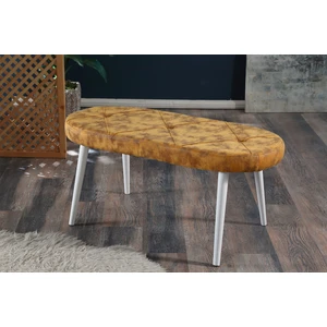 My Massa Bench - Ahşap Beyaz Ayaklı