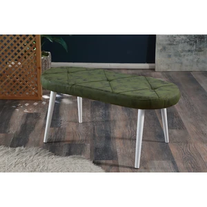 My Massa Bench - Ahşap Beyaz Ayaklı