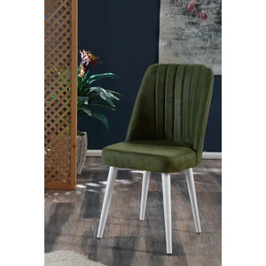 My Massa Polo Sandalye - Ahşap Beyaz Ayaklı