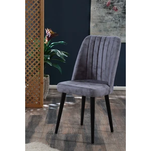 My Massa Polo Sandalye - Ahşap Siyah Ayaklı