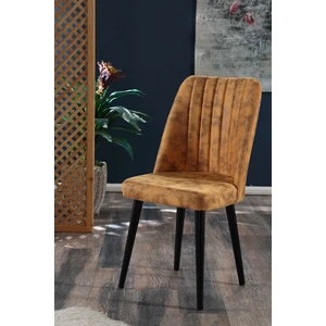 My Massa Polo Sandalye - Ahşap Siyah Ayaklı