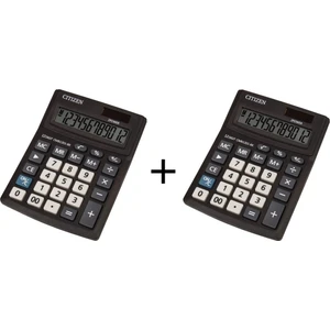 CMB1201-BK 12 Haneli Hesap Makinesi Siyah 2'li