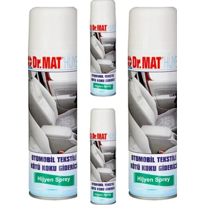 Dr.mat 4 Adet - Drmat Hijyen Sprey Süt Kokusu Giderici Araç Koku Giderici 500 ml