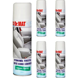 Dr.mat 5 Adet - Drmat Hijyen Sprey Süt Kokusu Giderici Araç Koku Giderici 500 ml