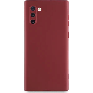 Samsung Galaxy Note 10 Kılıf Kamera Korumalı Premier Silikon Kapak - Mürdüm