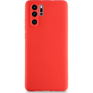Huawei P30 Pro Kılıf Kamera Korumalı Premier Silikon Kapak - Kırmızı