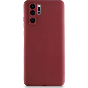 Huawei P30 Pro Kılıf Kamera Korumalı Premier Silikon Kapak - Mürdüm
