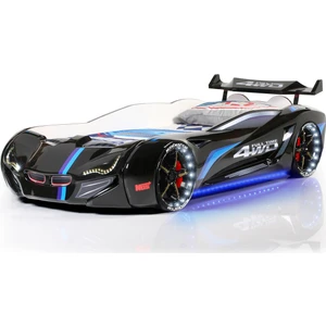 Mercedes Full Ledli Arabalı Yatak, Siyah