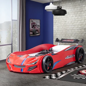 Merso Rüzgarlıklı Arabalı Yatak, Kırmızı