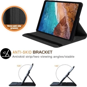 Gogo Samsung Galaxy Tab S6 Lite SM-P610 10.4" Kılıf 360 Derece Dönebilen Standlı Tam Koruma Akıllı Kapak Kırmızı