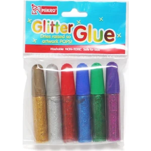 Mıkro Glutter Glue Simli Yapıştırıcı 6 Gr. 6 Renk