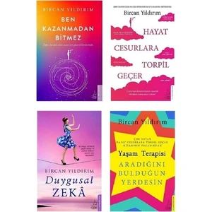 Ben Kazanmadan Bitmez - Hayat Cesurlara Torpil Geçer - Duygusal Zeka - Yaşam Terapisi - 4 Kitap - Bircan Yıldırım
