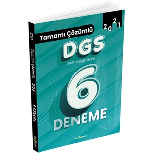 Tercih Akademi DGS Tamamı Çözümlü 6 Deneme
