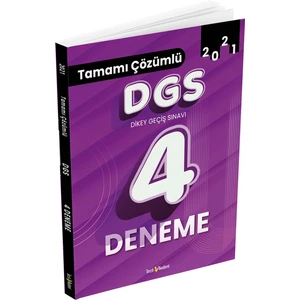 Tercih Akademi DGS Tamamı Çözümlü 4 Deneme