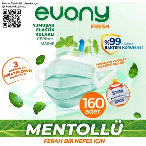 ELASTİK KULAKLI FRESH MENTOLLÜ 160 Adet