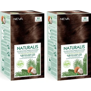 Naturalis Saç Boyası 6.0 Yoğun Koyu Kumral Vegan 2'li Set