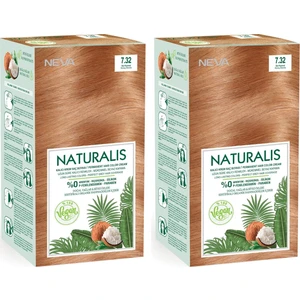 Naturalis Saç Boyası 7.32 Bal Kumral Vegan 2'li Set