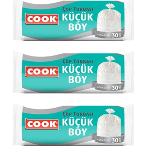 Çöp Torbası Küçük Boy 30'lu x 3