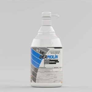 Dermolin %77 Alkol Bazlı Elit El ve Cilt Dezenfektanı 1000 ml Pompalı