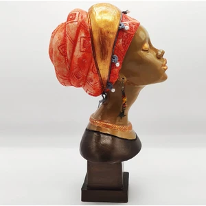 Bun Design Afrikalı Kadın Heykeli