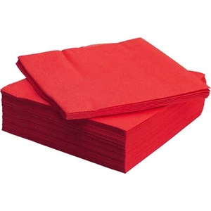 IKEA Fantastisk Kırmızı Peçete 40X40 Cm 50 Adet