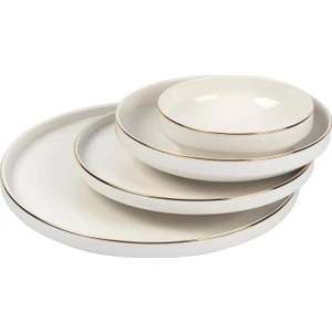 898931 Gold Modern 24 Parça Yemek Takımı