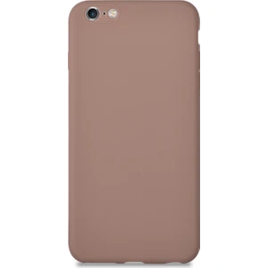 Apple iPhone 6s Plus Kılıf Kamera Korumalı Premier Silikon Kapak Kahverengi
