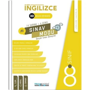 Pruva Akademi LGS Ingilizce 20 Branş Denemesi
