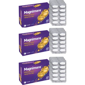 Tab İlaç Magnimore Magnezyum Içeren Takviye Edici Gıda 3'lü Set