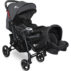 4 Baby Active Plus Travel Bebek Arabası Puset Antrasit